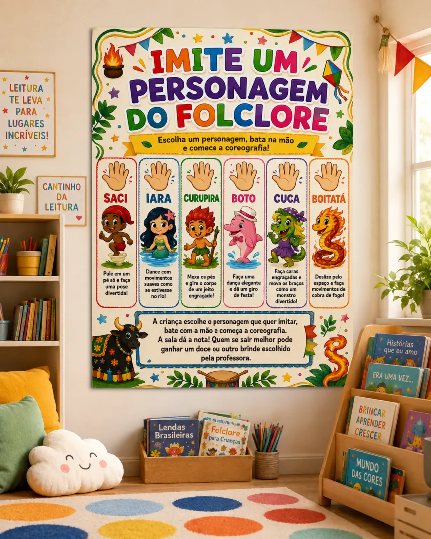 Painel Interativo – Imite um Personagem do Folclore! — imagem 3