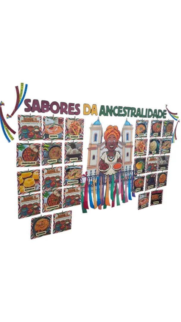 🤎🧡 PAINEL INTERATIVO JOGO DA MEMÓRIA – "SABORES DA ANCESTRALIDADE" 🧡🤎 — imagem 6