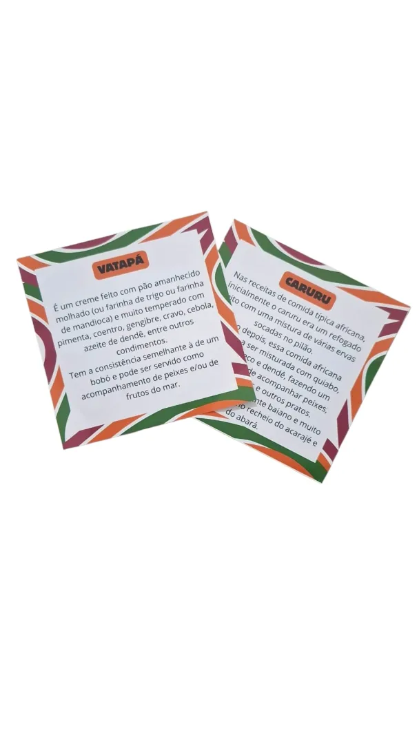 🤎🧡 PAINEL INTERATIVO JOGO DA MEMÓRIA – "SABORES DA ANCESTRALIDADE" 🧡🤎 — imagem 5