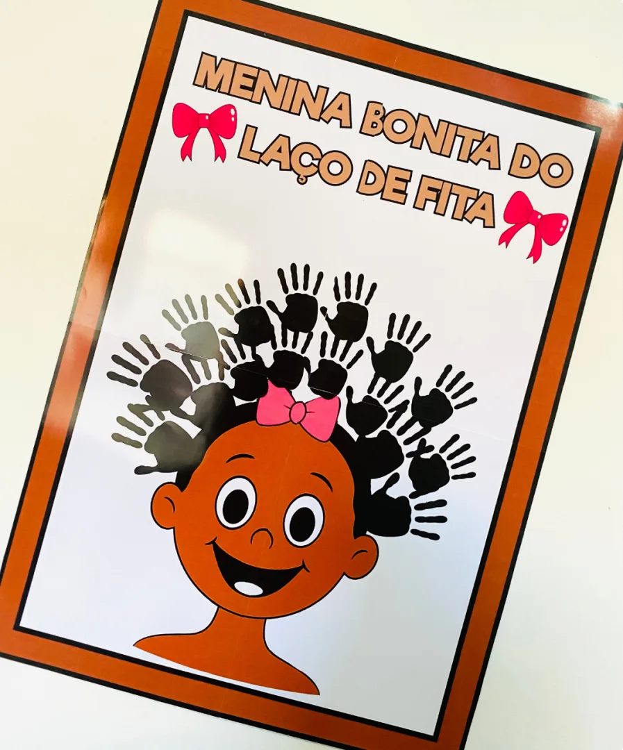 PAINEL INTERATIVO - MENINA BONITA DO LAÇO DE FITA — imagem 2