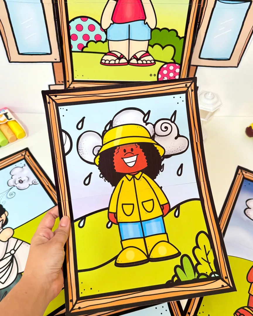 Painel Janela do Tempo para Educação Infantil  Rotina Escolar em PDF — imagem 4
