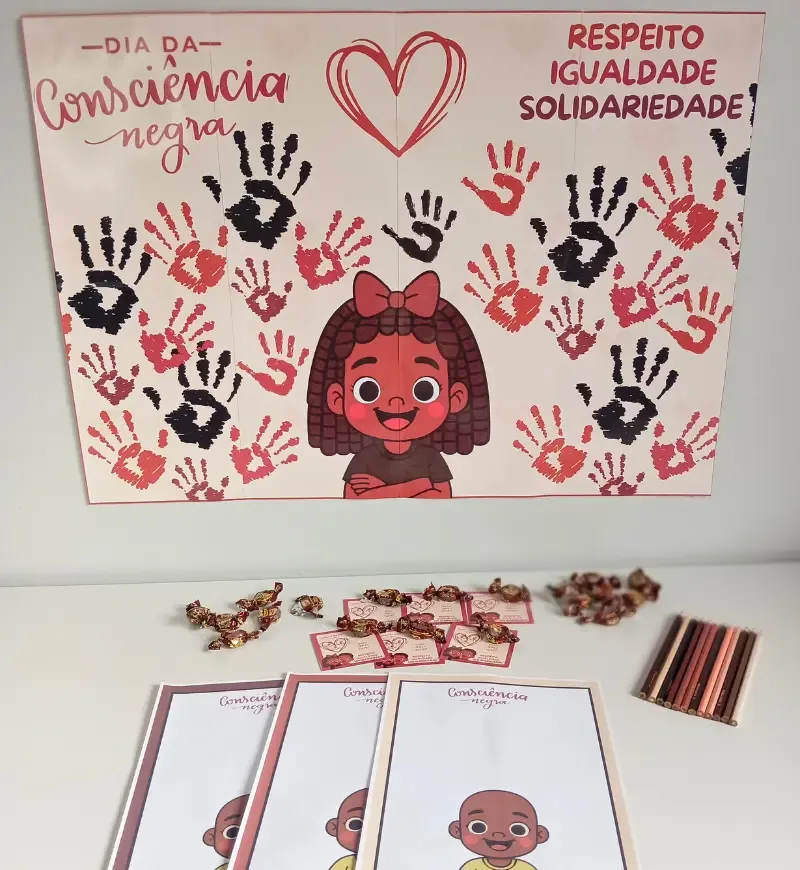 Painel + Lembrancinha Consciência Negra em PDF — imagem 2