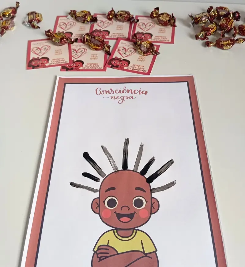 Painel + Lembrancinha Consciência Negra em PDF — imagem 5