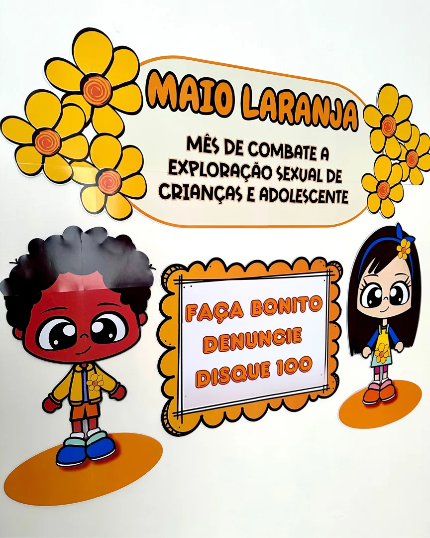 PAINEL MAIO LARANJA - FAÇA BONITO — imagem 3