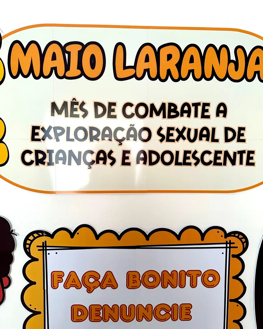 PAINEL MAIO LARANJA - FAÇA BONITO — imagem 5