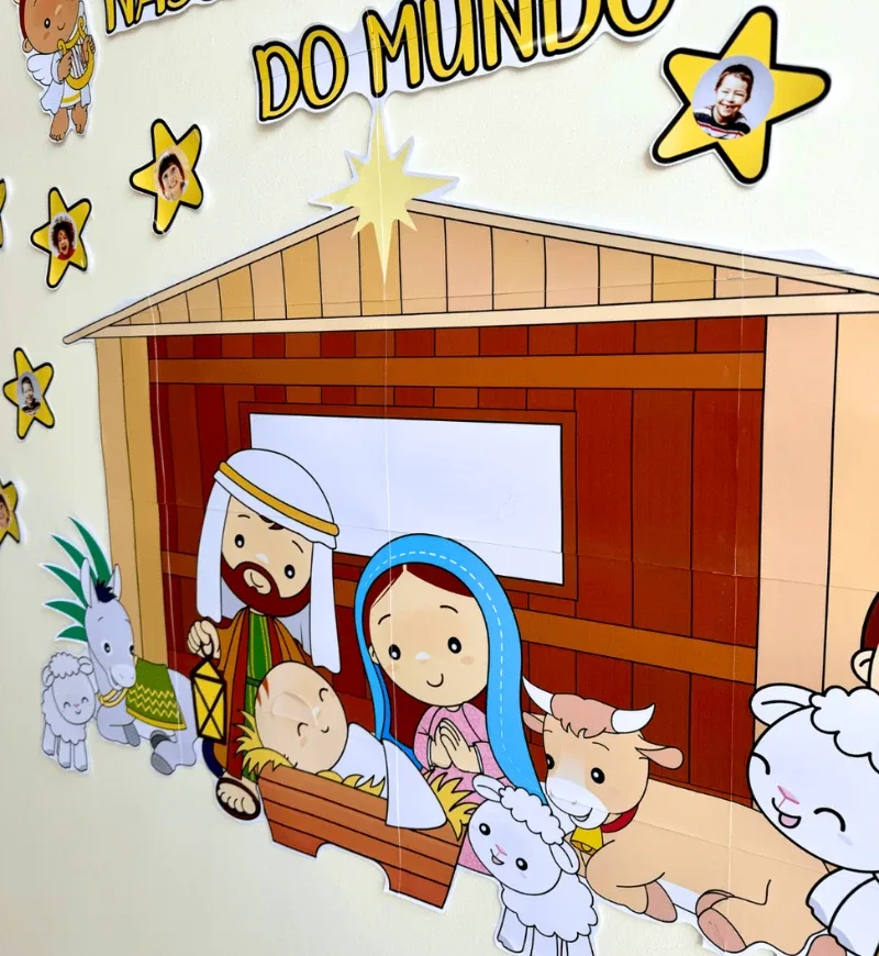 Painel Natal Cristão PDF Educação Infantil — imagem 3