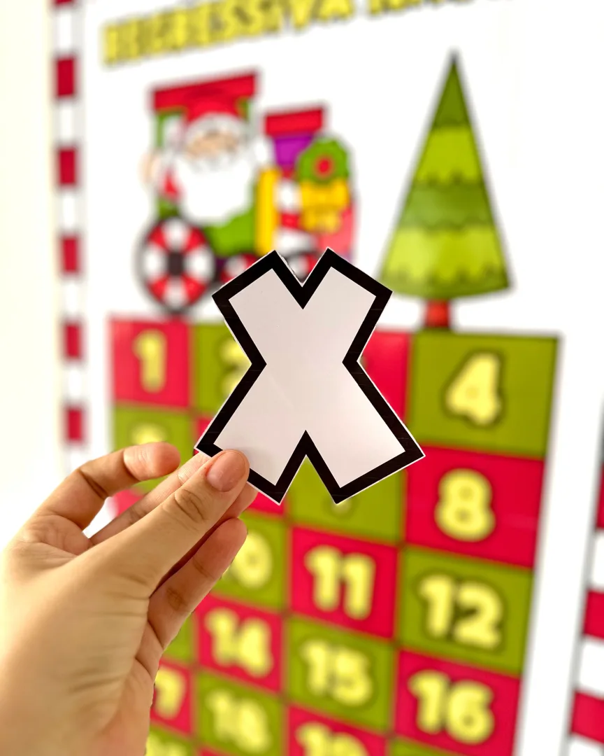 Painel Natalino para Imprimir – Contagem Regressiva de Natal — imagem 4