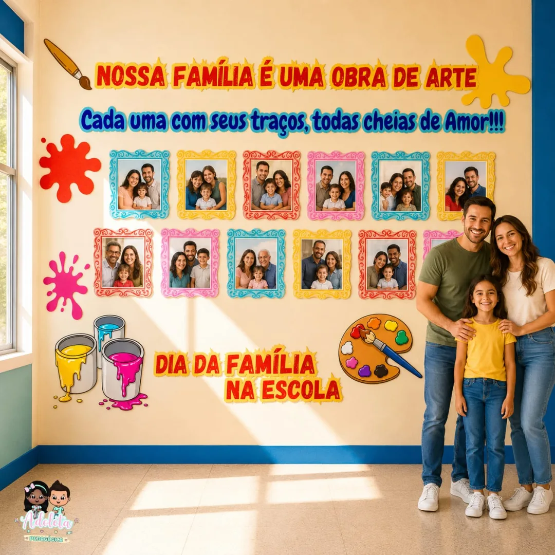 Painel Nossa Família é uma Obra de Arte — imagem 3