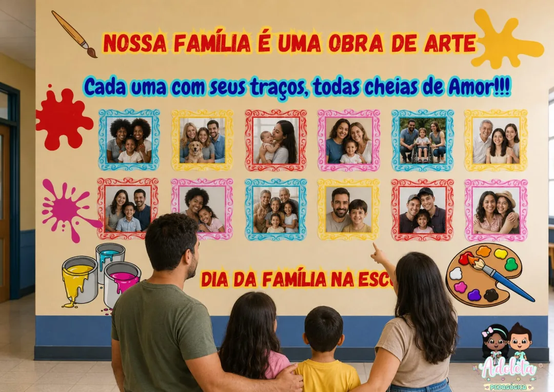 Painel Nossa Família é uma Obra de Arte — imagem 4