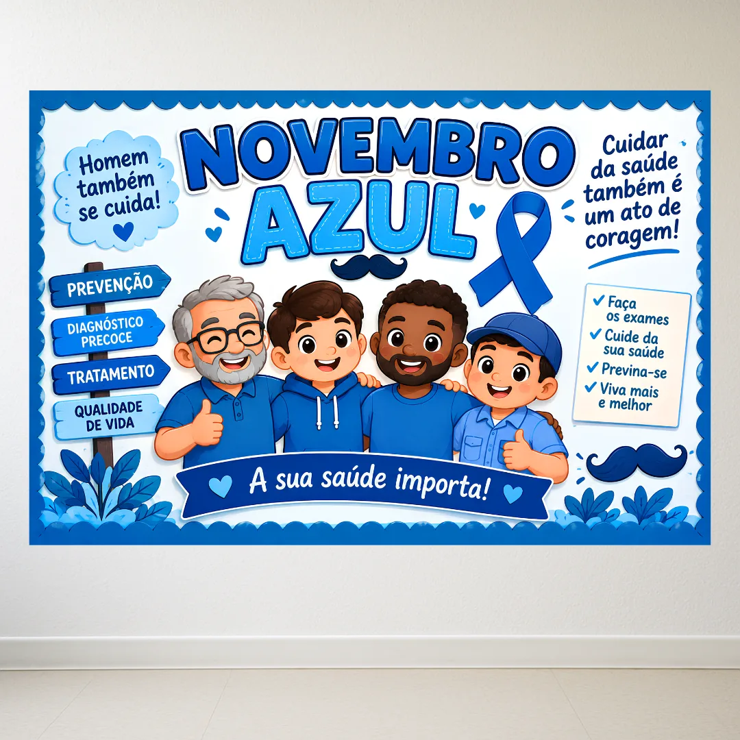 Painel Novembro Azul em PDF – Prevenção e Cuidados — imagem 4
