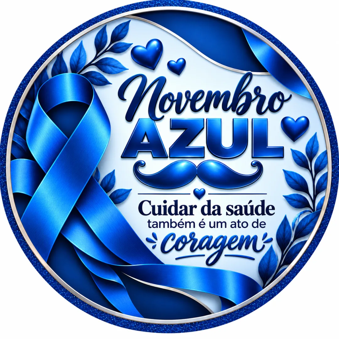 Painel Novembro Azul Tamanho G em PDF Pronto para Imprimir — imagem 2