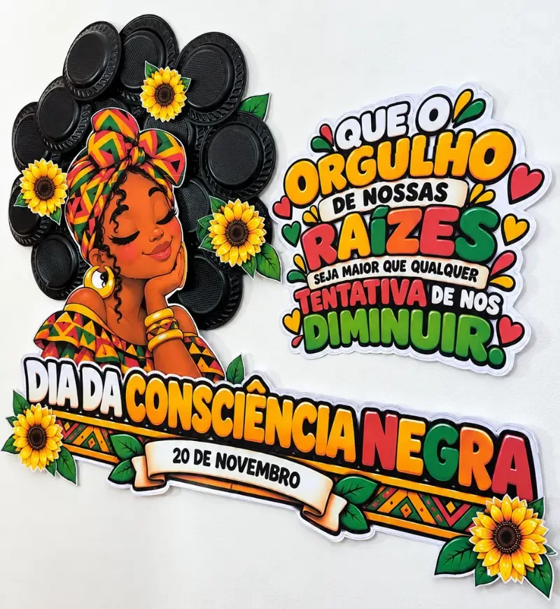 Painel Orgulho de Nossas Raízes - Consciência Negra — imagem 3