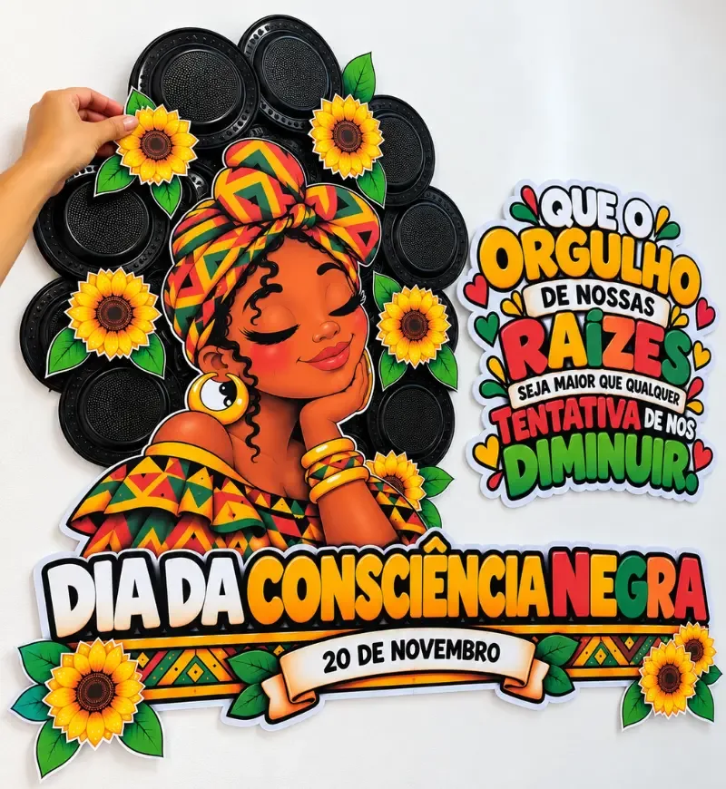 Painel Orgulho de Nossas Raízes - Consciência Negra — imagem 4