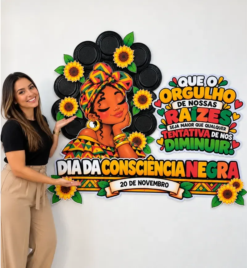 Painel Orgulho de Nossas Raízes - Consciência Negra — imagem 5