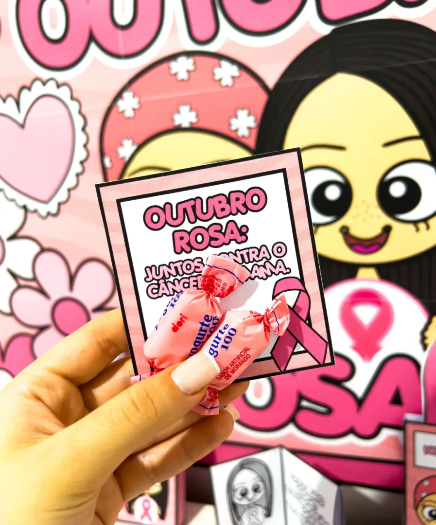 PAINEL OUTUBRO ROSA E LEMBRANCINHAS — imagem 4