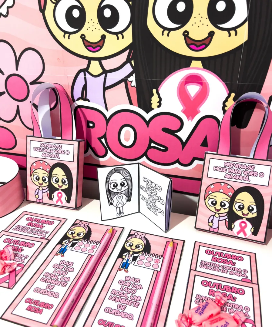 PAINEL OUTUBRO ROSA E LEMBRANCINHAS — imagem 5