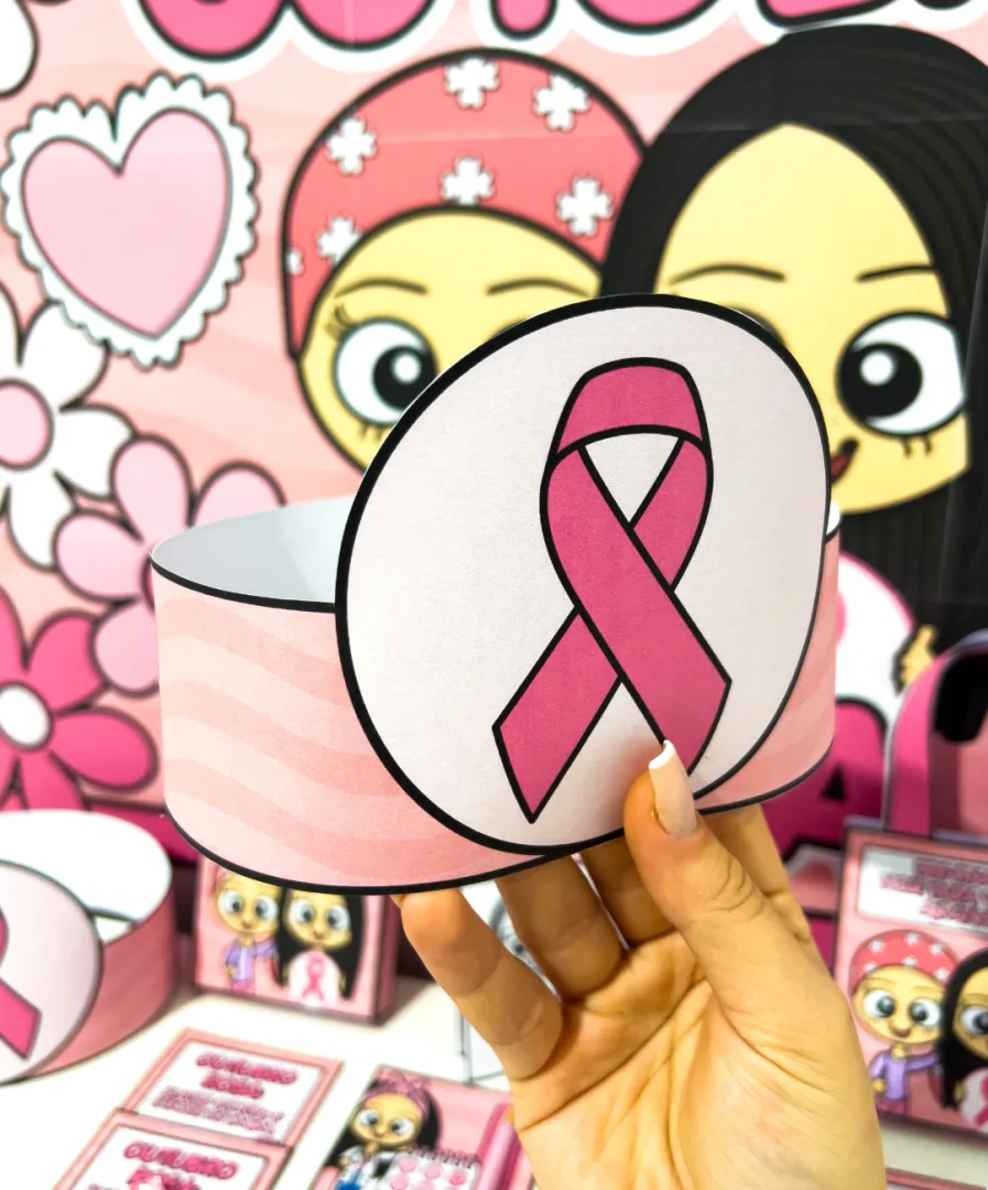 PAINEL OUTUBRO ROSA E LEMBRANCINHAS — imagem 7
