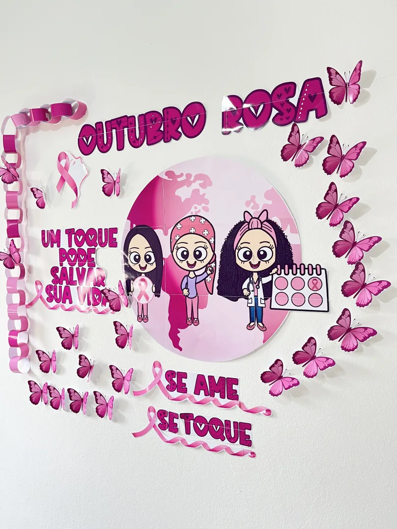 Painel Outubro Rosa - Educação Infantil - PDF — imagem 2