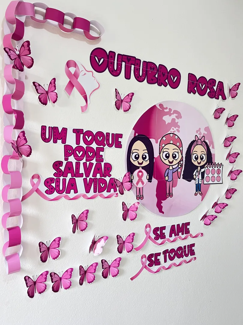 Painel Outubro Rosa - Educação Infantil - PDF — imagem 3