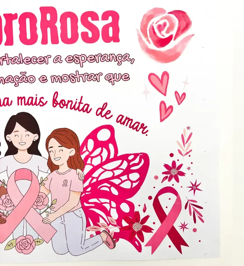 Painel Outubro Rosa em PDF Ensino Fundamental e médio — imagem 5