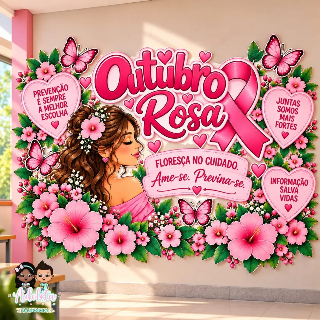 Painel Outubro Rosa-Floresça — imagem 2