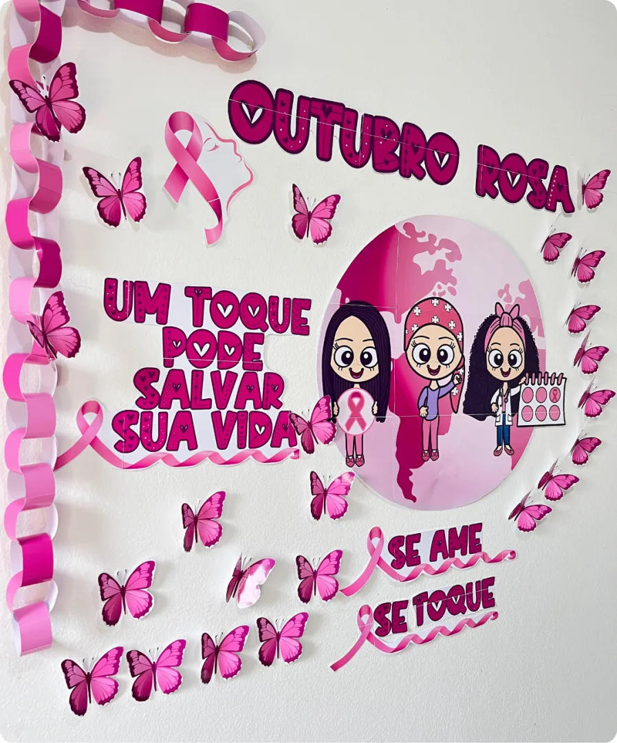 PAINEL OUTUBRO ROSA PARA IMPRIMIR — imagem 3