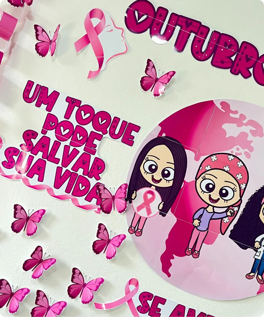 PAINEL OUTUBRO ROSA PARA IMPRIMIR — imagem 7