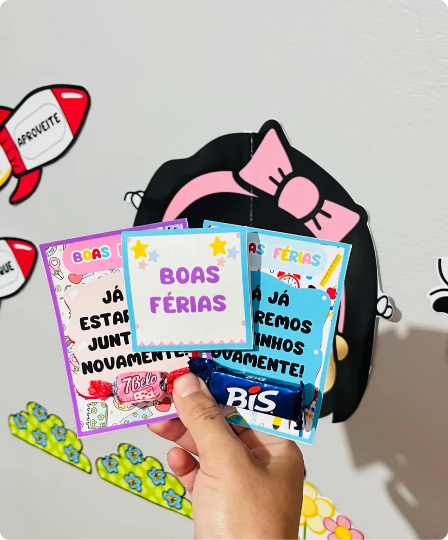 PAINEL PARTIU FÉRIAS + LEMBRANCINHAS — imagem 5