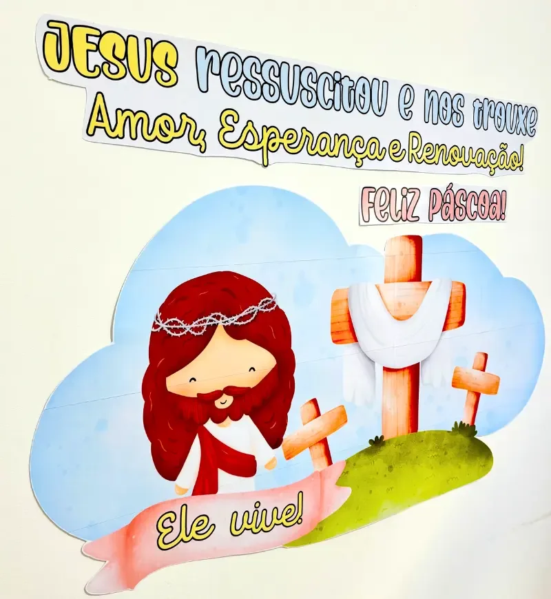 Painel Páscoa Cristã — imagem 2