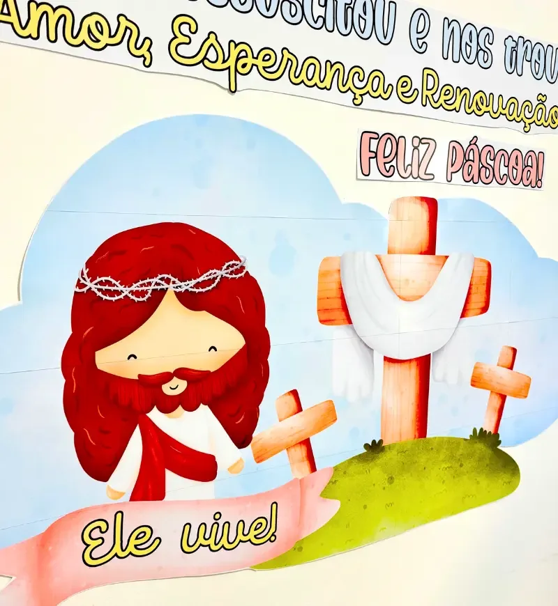 Painel Páscoa Cristã — imagem 4