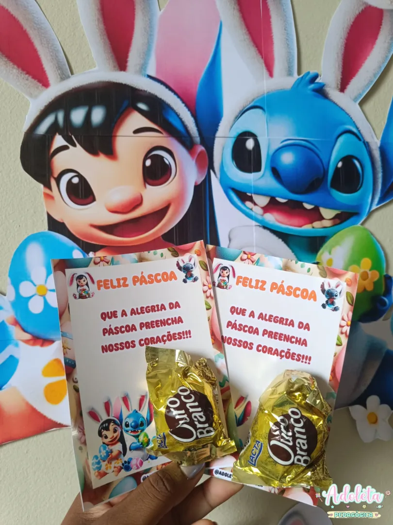 Painel Páscoa Stitch — imagem 3
