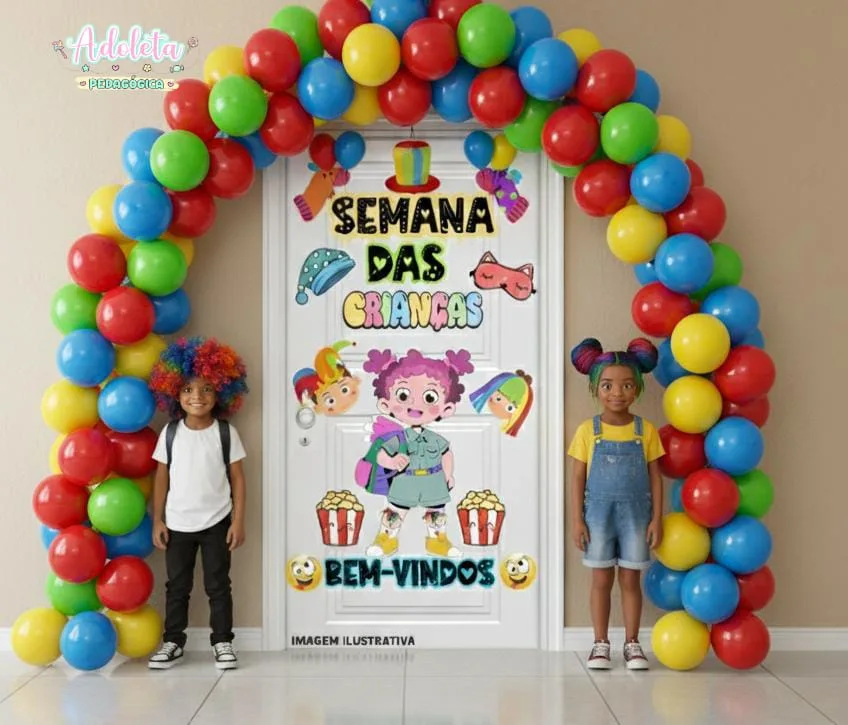 Painel Porta Semana das Crianças — imagem 2