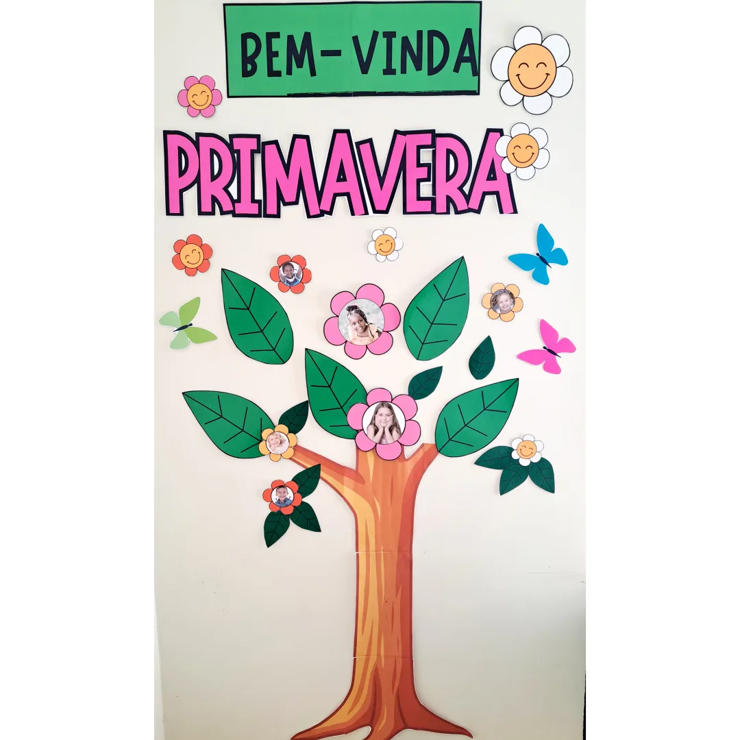 Painel Bem-vinda Primavera - Decoração escolar — imagem 3