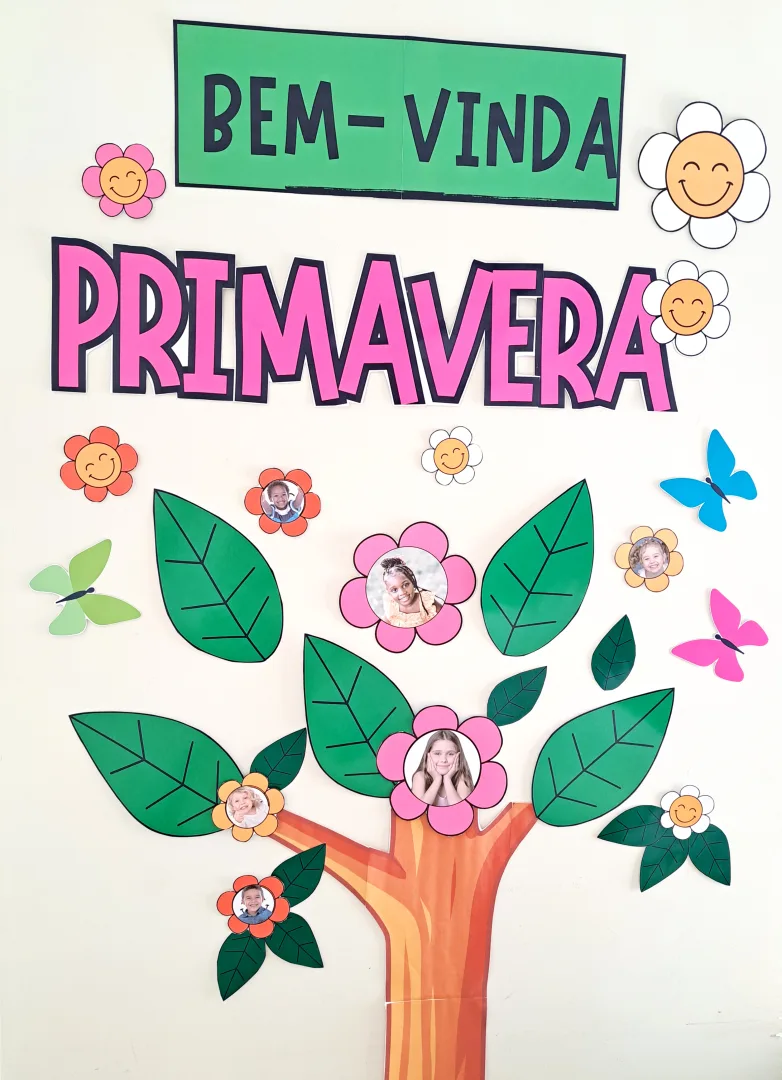 Painel Bem-vinda Primavera - Decoração escolar — imagem 4