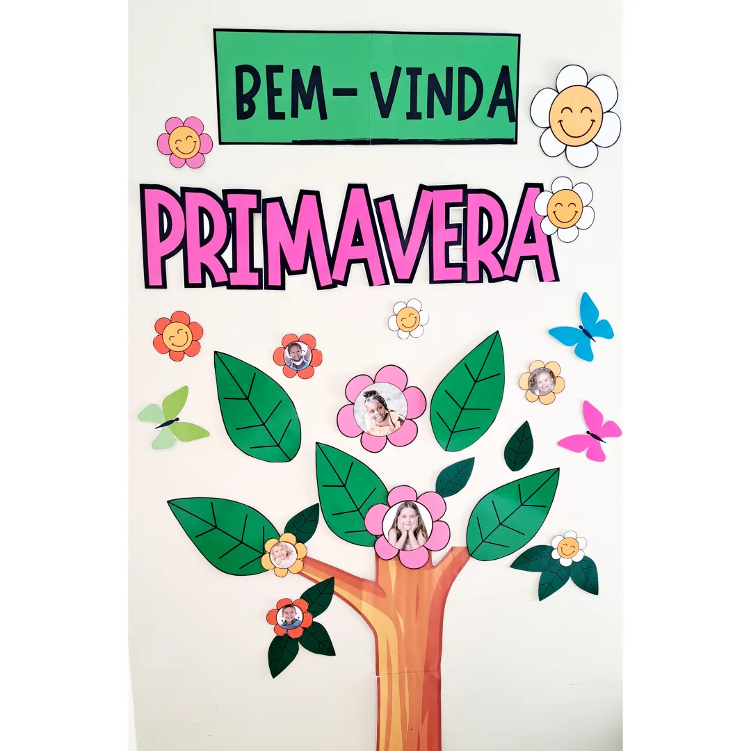 Painel Bem-vinda Primavera - Decoração escolar — imagem 6
