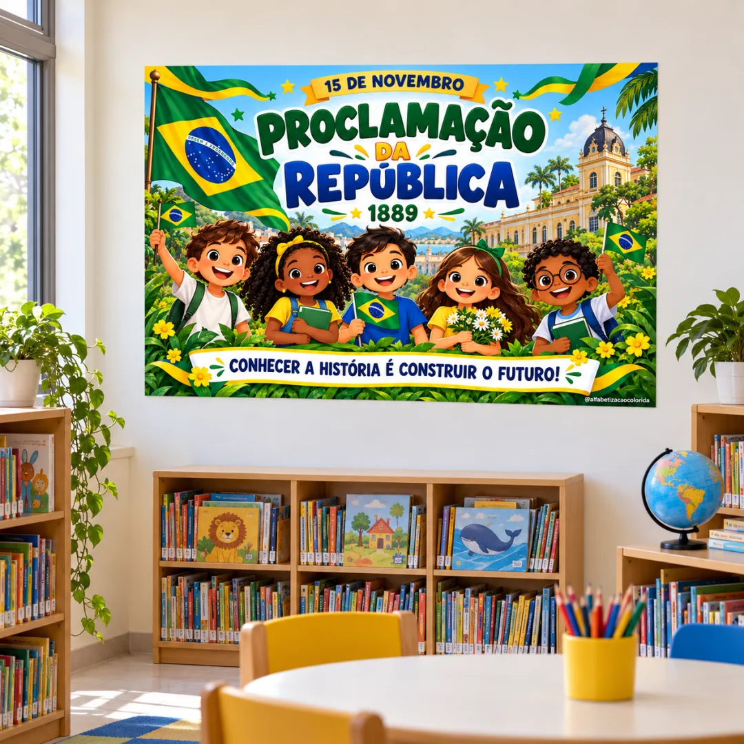 Painel Proclamação da República em PDF – 115 × 80 cm — imagem 2