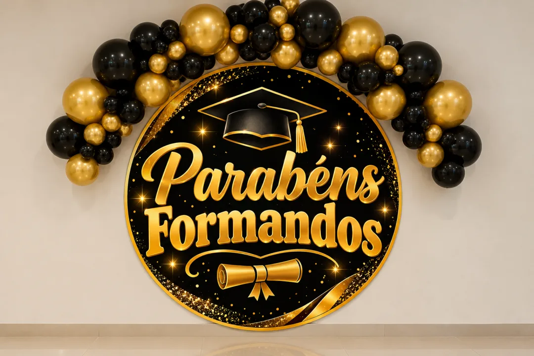 Painel Redondo Parabéns Formandos - 30 Páginas em PDF - educação infantil — imagem 3