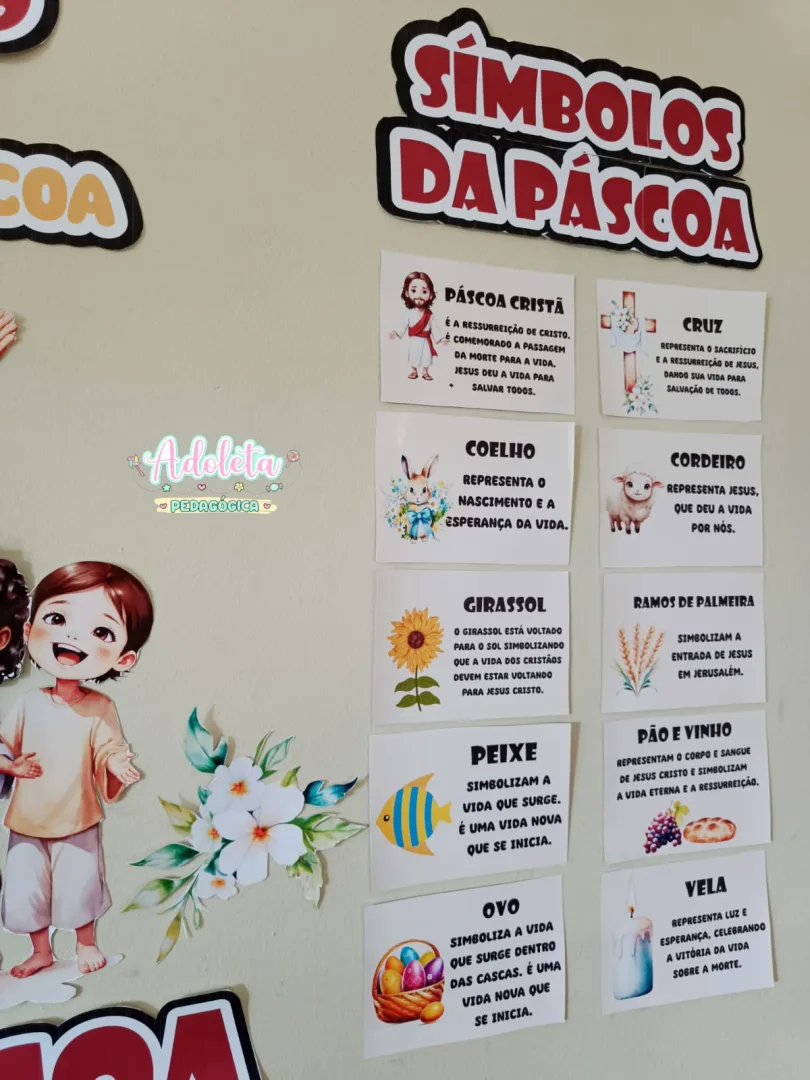 Painel Religioso Páscoa+Símbolos da Páscoa — imagem 2
