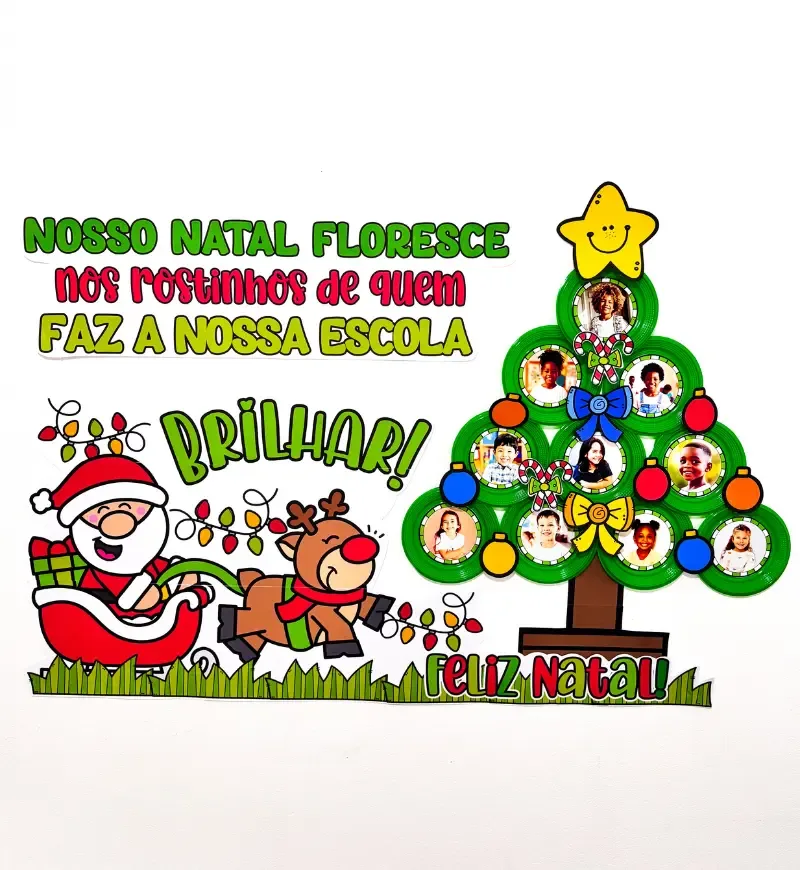 Painel Rostinhos de Natal — imagem 2