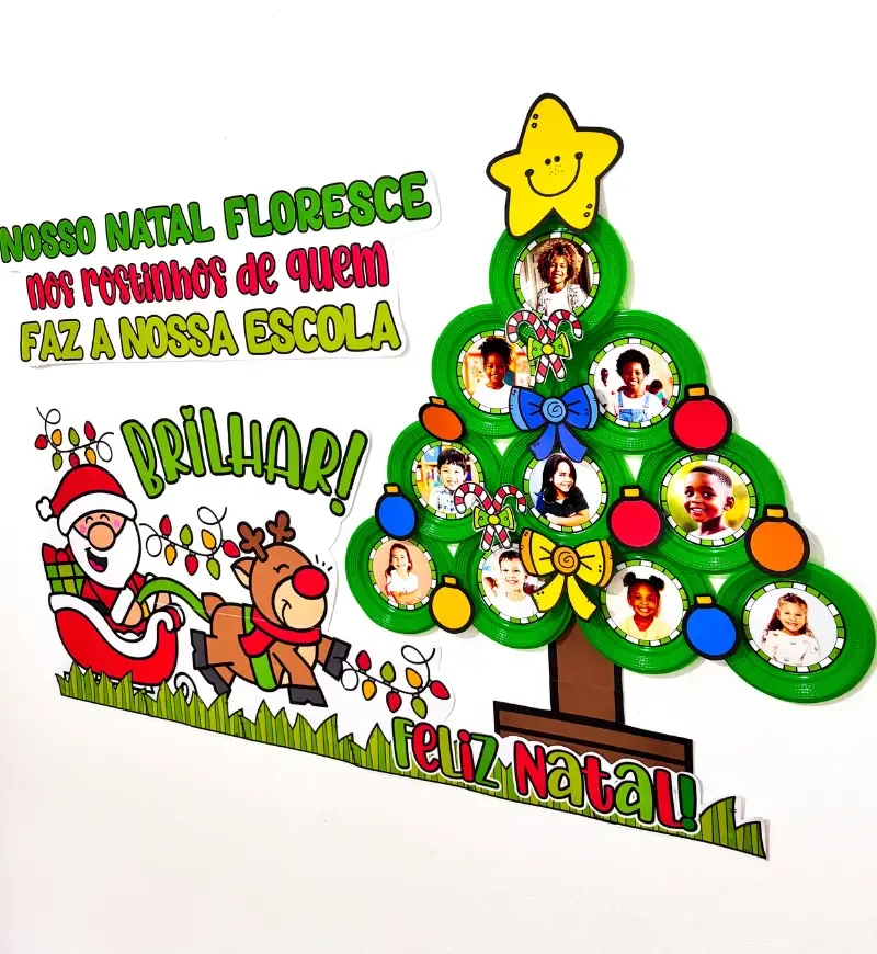 Painel Rostinhos de Natal — imagem 3