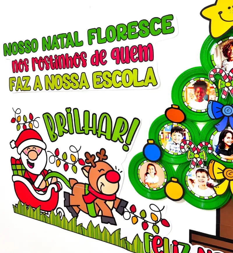 Painel Rostinhos de Natal — imagem 5