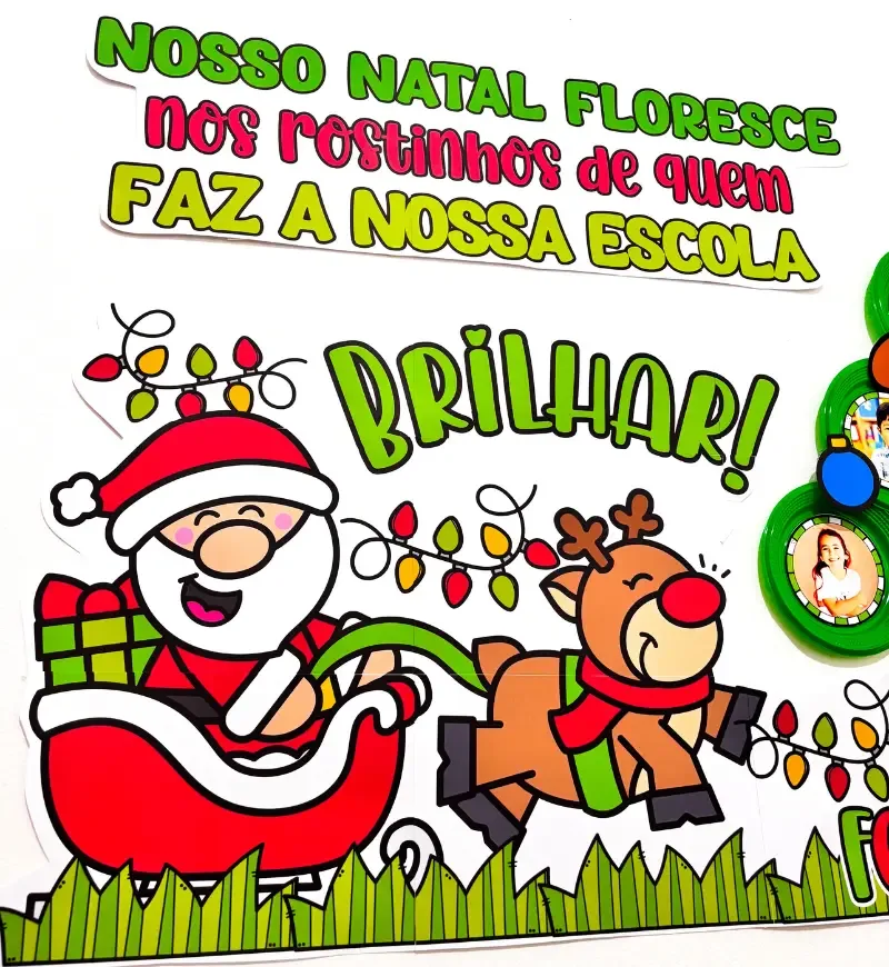 Painel Rostinhos de Natal — imagem 6