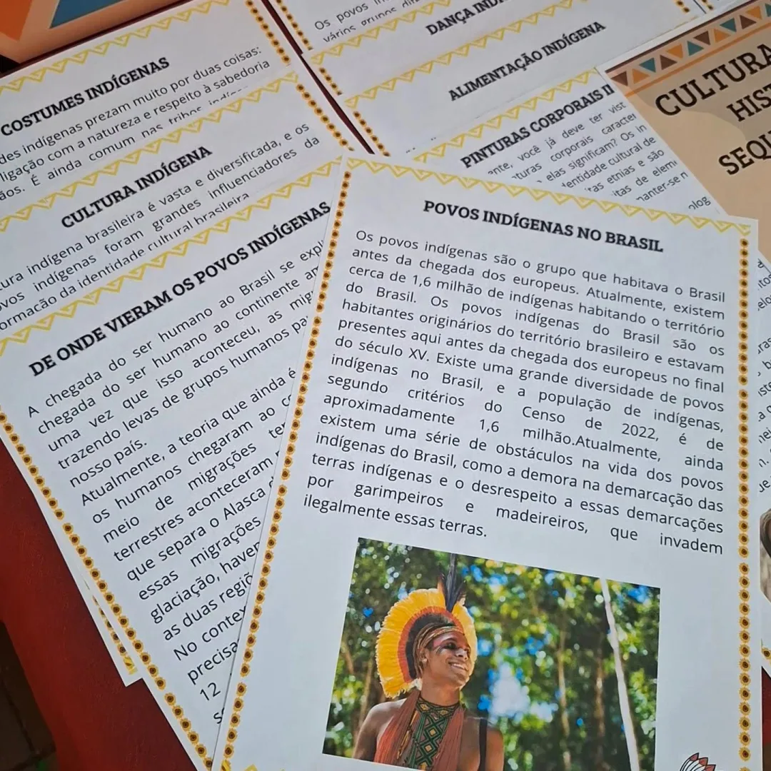 🌿PAINEL + SEQUENCIA DIDÁTICA: Cultura Indígena e as Histórias das Caboclas Jurema e Jupira🌻 — imagem 3