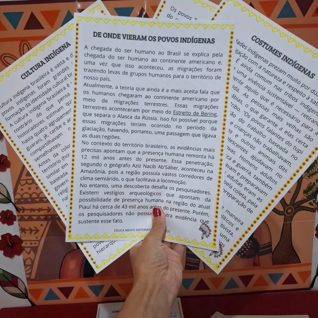 🌿PAINEL + SEQUENCIA DIDÁTICA: Cultura Indígena e as Histórias das Caboclas Jurema e Jupira🌻 — imagem 6