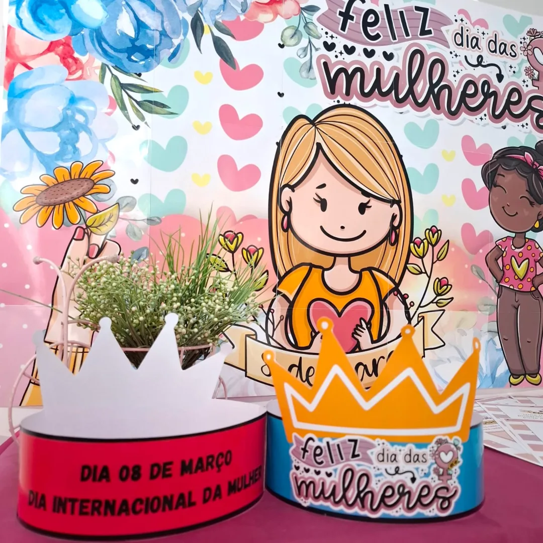 👑 PAINEL + SEQUÊNCIA DIDÁTICA + FLIPBOOK DIA DAS MULHERES + COROA — imagem 7