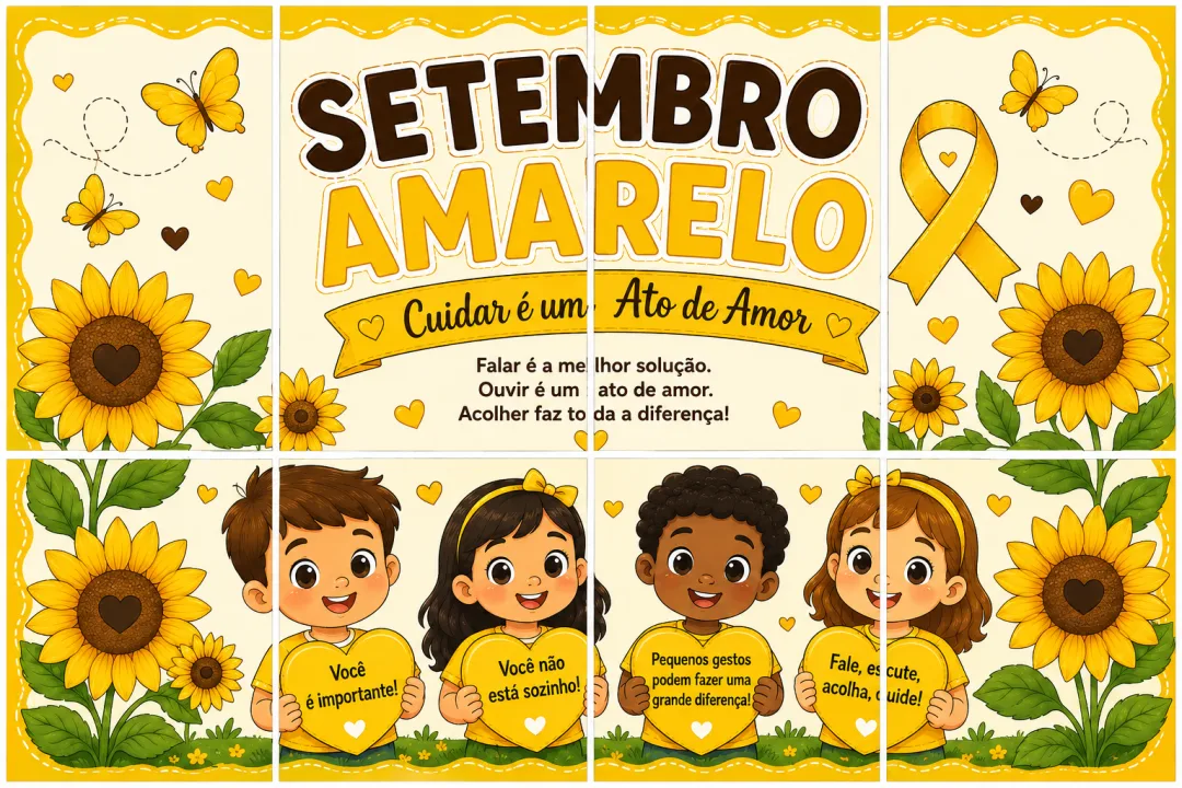 Painel Setembro Amarelo - Educação Infantil - PDF — imagem 2