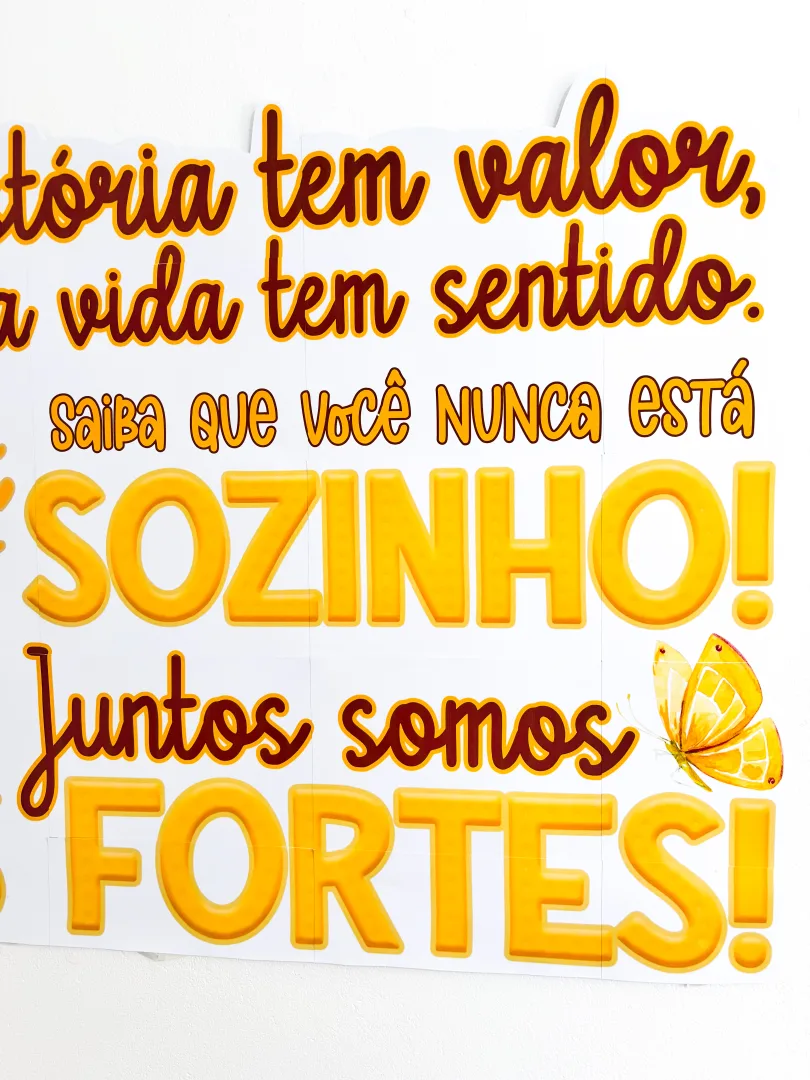 Painel Setembro Amarelo - Sua vida tem valor — imagem 3