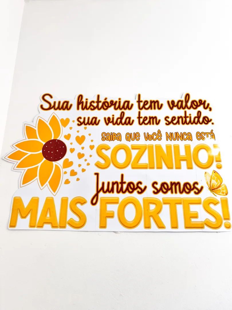 Painel Setembro Amarelo — Valorize a Vida — imagem 4