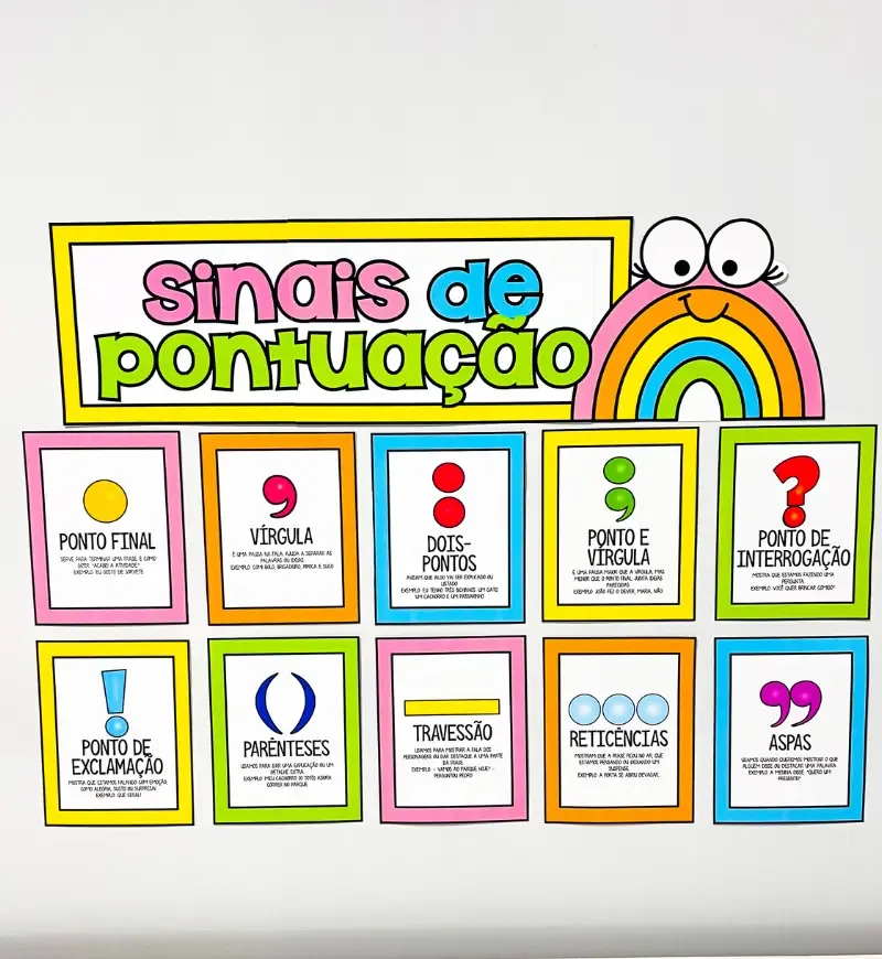 Painel Sinais de Pontuação | Atividades Língua Portuguesa em PDF — imagem 5