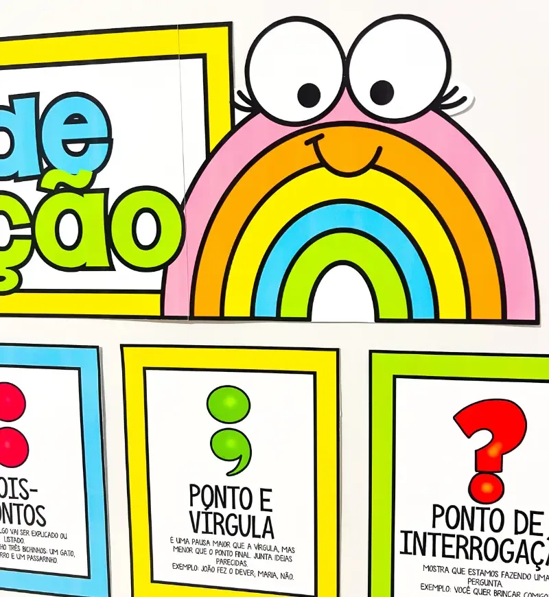 Painel Sinais de Pontuação | Atividades Língua Portuguesa em PDF — imagem 2